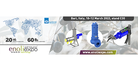 SAVECO Italia is Exhibiting at Enoliexpo 2022, a Fair Dedicated to the Production Chain of Olive Oil